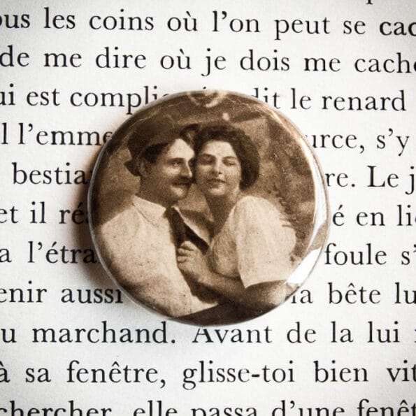 Badge 32mm A l'aube des jours sans nuages