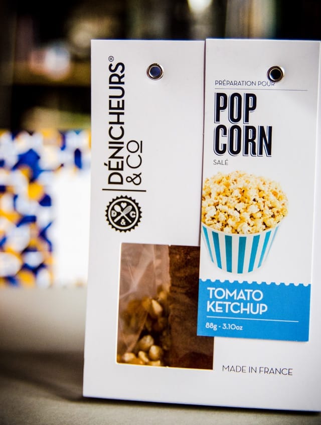 La gourmandise : du pop corn tomato ketchup par les Dénicheurs & Co. Trop hâte d'y goûter !