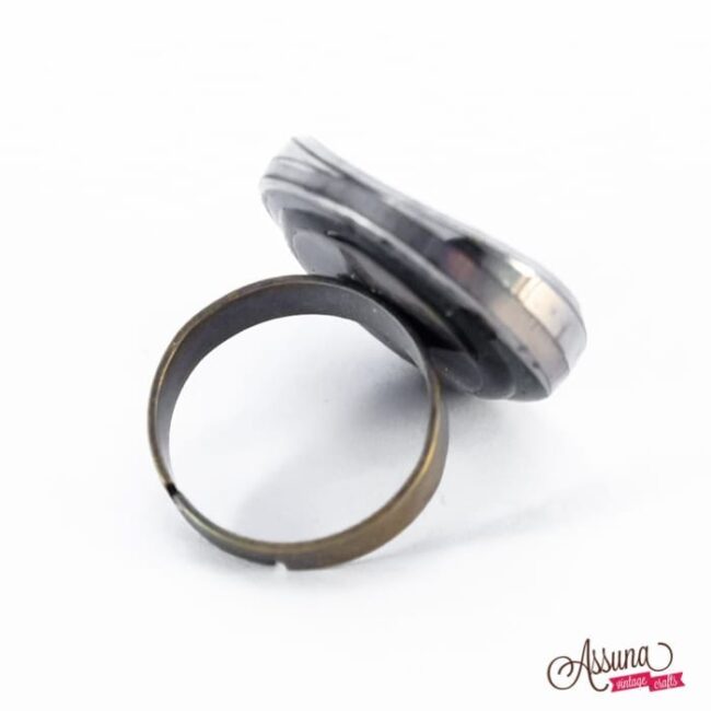 Silver Louise ring back