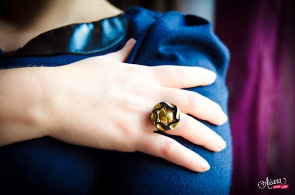 Golden Marcelle ring