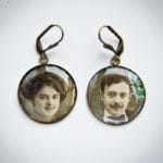 Boucles d’oreilles couple années 30