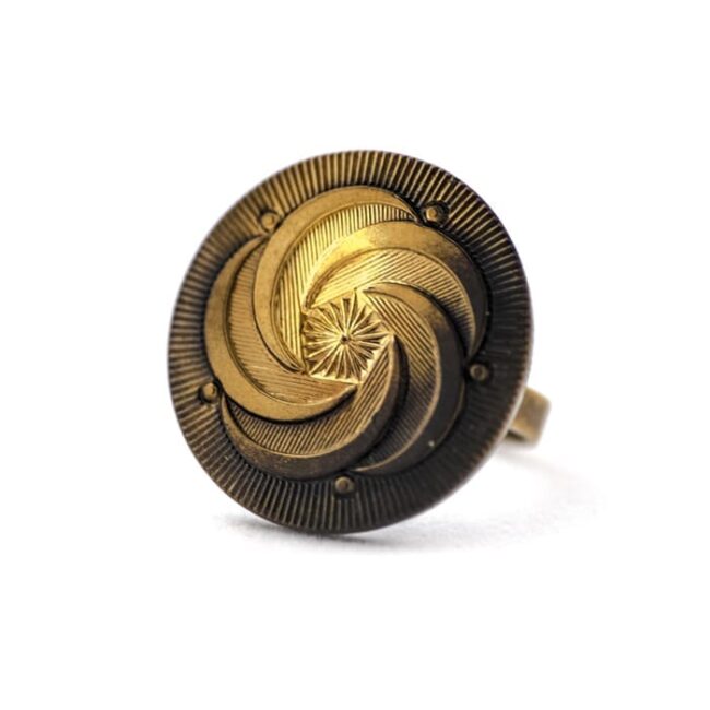 Golden Céleste ring