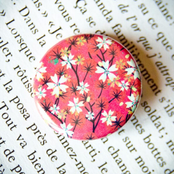 Badge Sakura Fuchsia 2