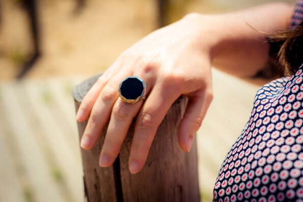 Bague Gabrielle argentée - Look