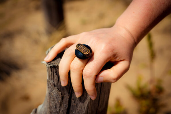 Bague Georgette doré - Look