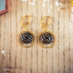 Assuna – Boucles d’oreilles petites dormeuses cercles Andrée inspiration vintage