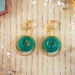 Assuna – Boucles d’oreilles grandes dormeuses cercles Arielle inspiration vintage