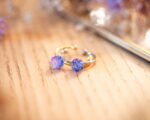 Bague fine Sophiana – Assuna – Bague réglable d’inspiration vintage – bague perle ancienne 1940