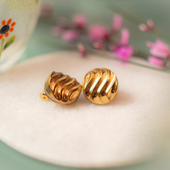 Boucles d'oreilles clips Simone dorée