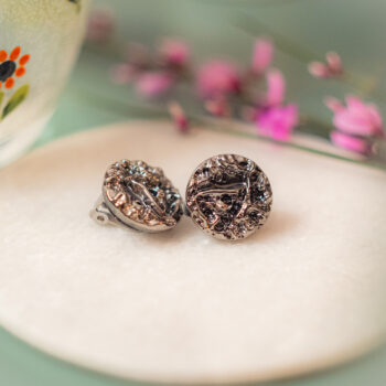 Boucles d'oreilles clips Vera argenté