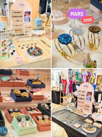 Le mois de mars a été marqué par l’arrivée de plusieurs nouveaux points de vente :Local Saint-Denis, Heloe Boutique et The Gros Marché. Voir mes créations trouver leur place dans de nouveaux lieux reste toujours une grande fierté.