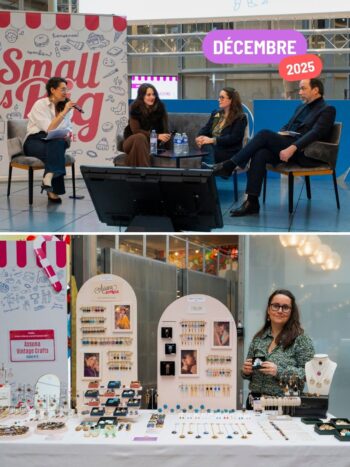 Pour finir l’année en beauté, j’ai participé au festival Small is Big, organisé par Microco. J’y étais pour vendre mes bijoux, mais aussi comme intervenante experte lors d’une table ronde. Une grande première pour moi, à la fois stressante et extrêmement valorisante