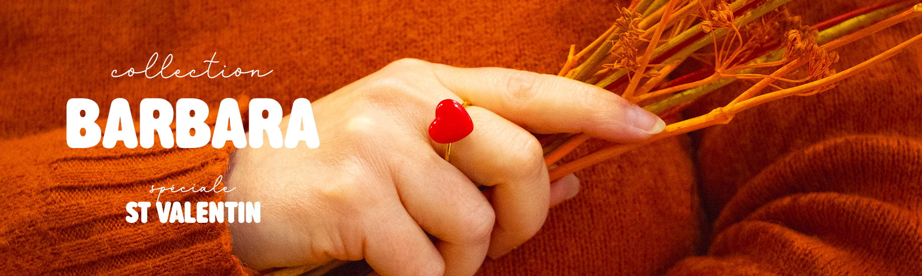 Collection Barbara, bijoux coeur pour la saint-valentin